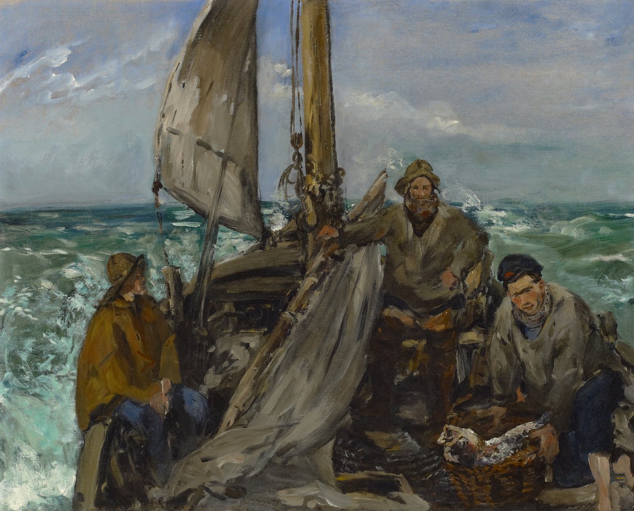 Los trabajadores del mar de Édouard Manet