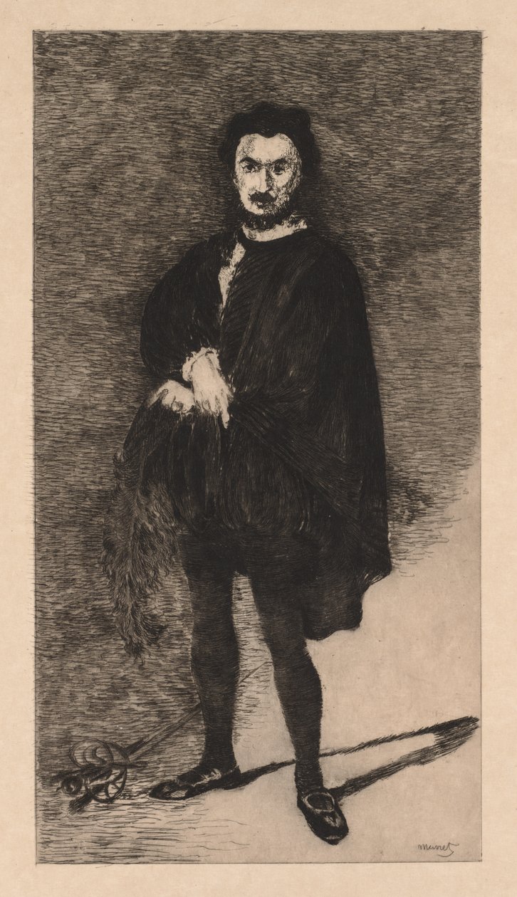 El actor trágico, 1866 de Édouard Manet