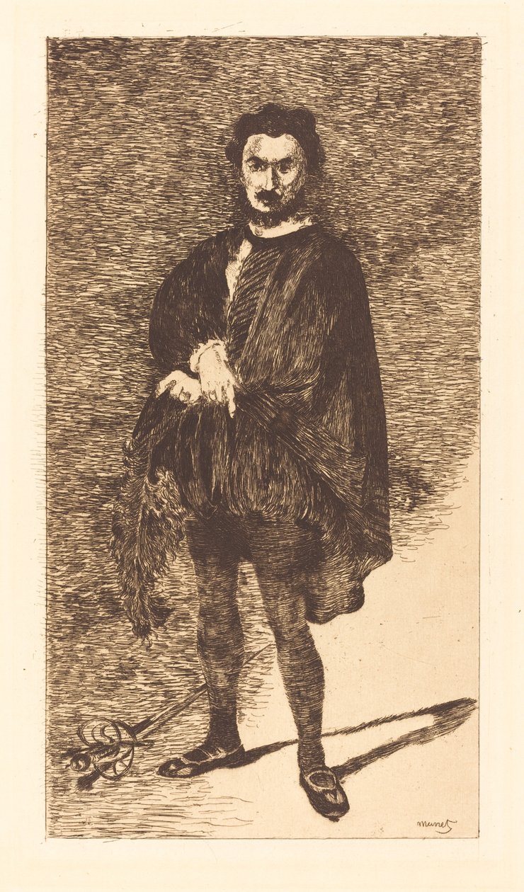 El Actor Trágico, 1866 de Édouard Manet