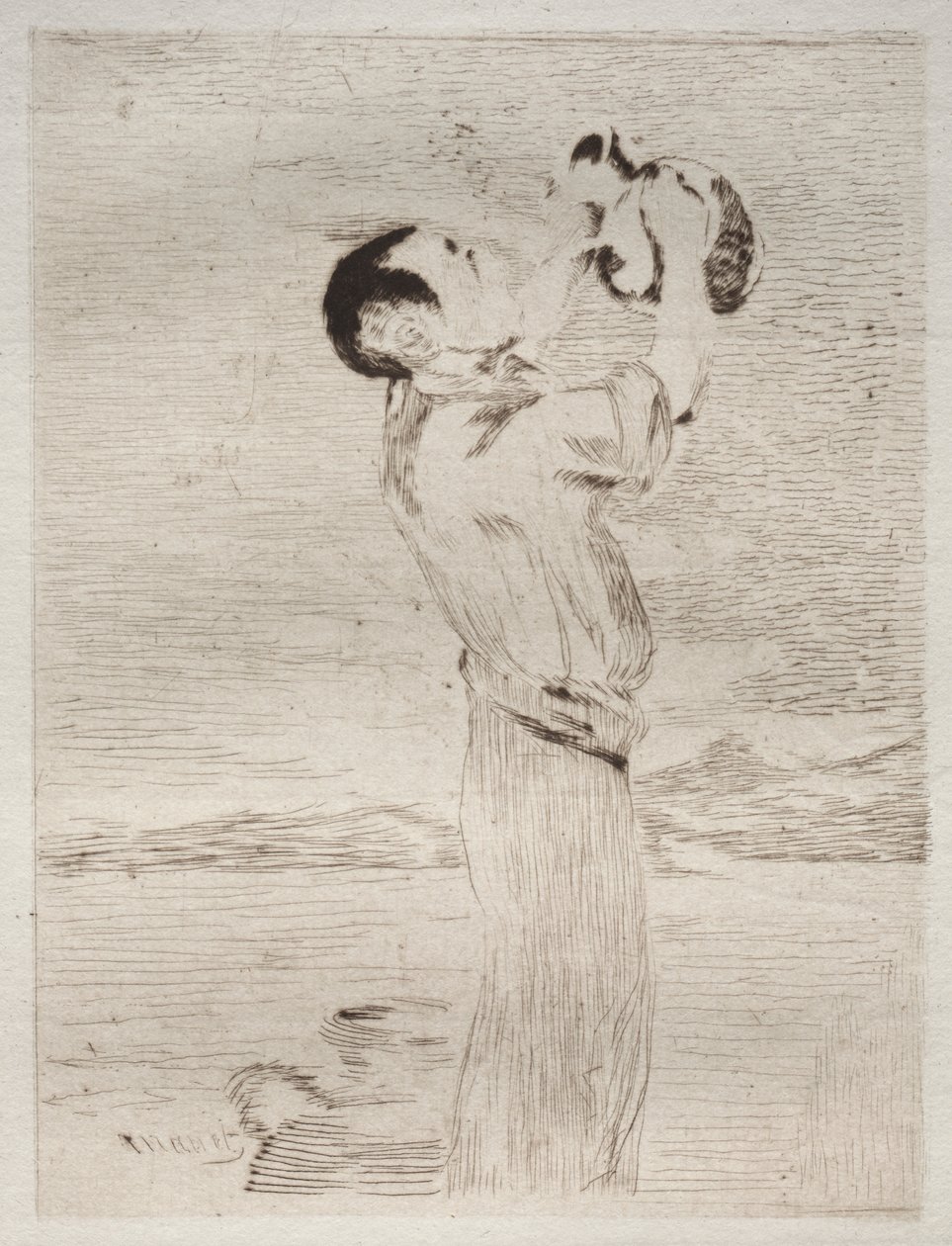 El bebedor de agua de Édouard Manet