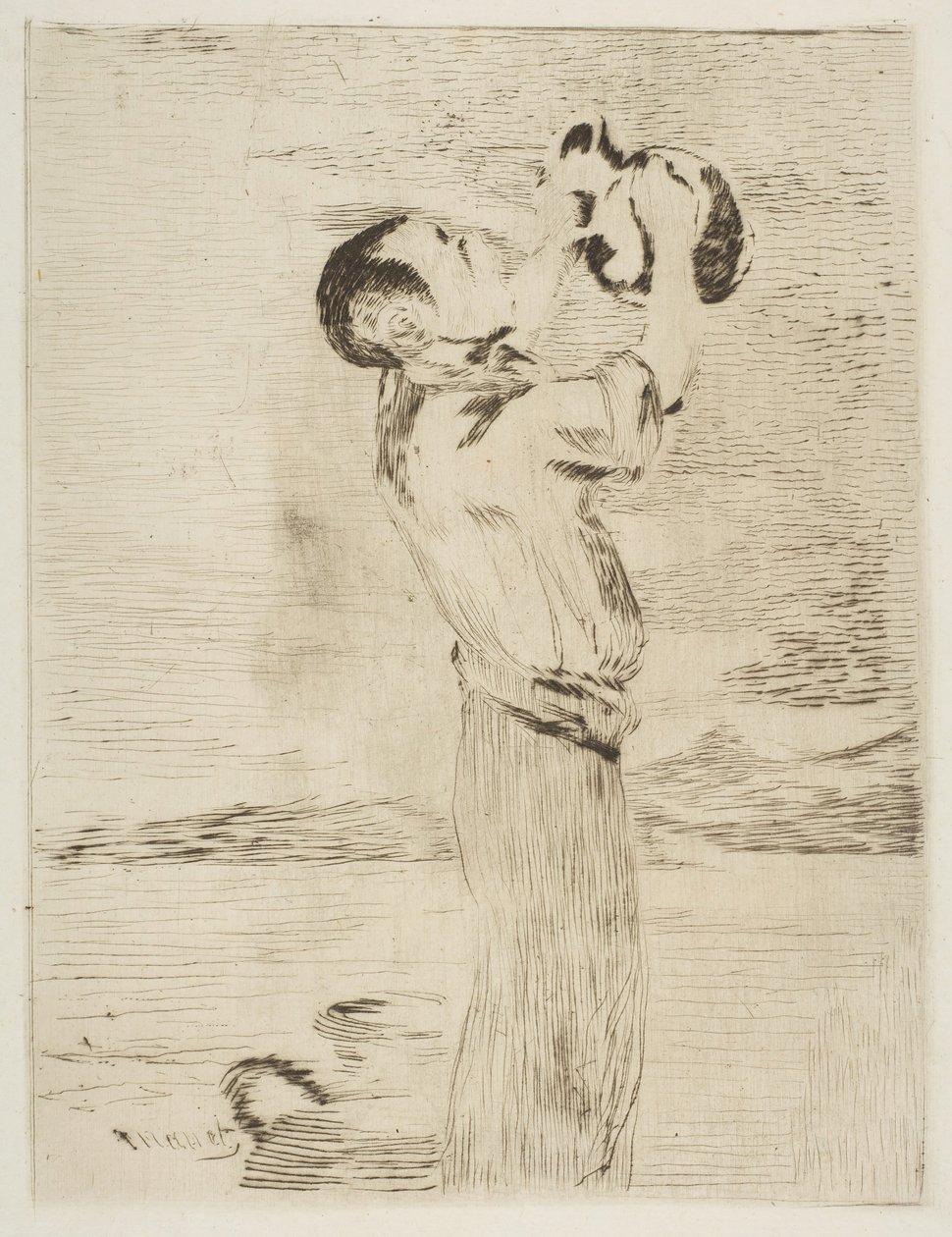 El bebedor de agua de Édouard Manet