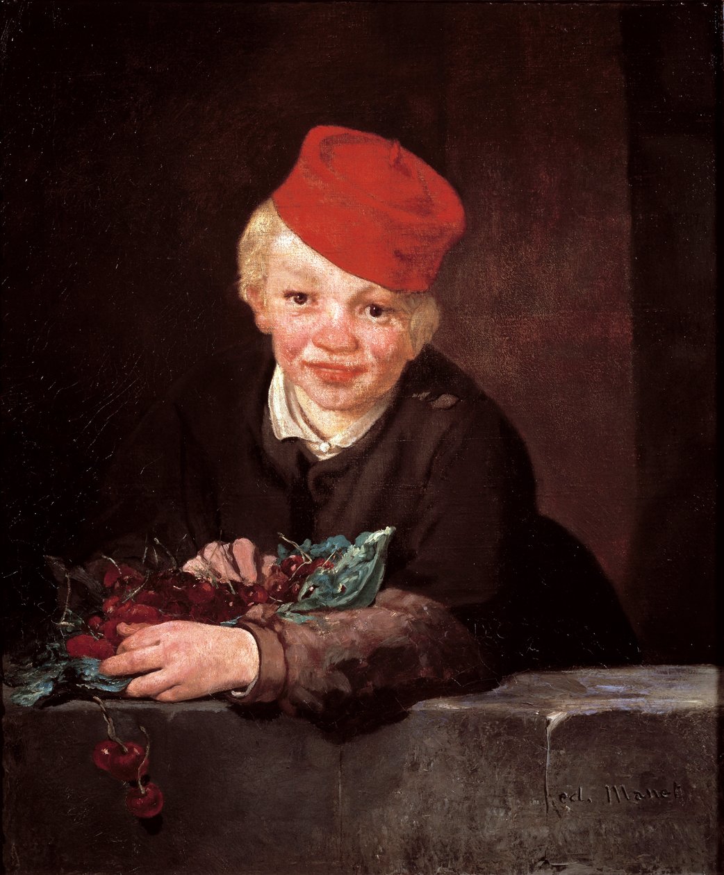 El ladrón de cerezas de Édouard Manet