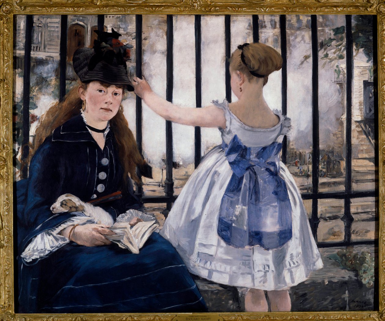 El ferrocarril (o gare Saint Lazare) de Édouard Manet