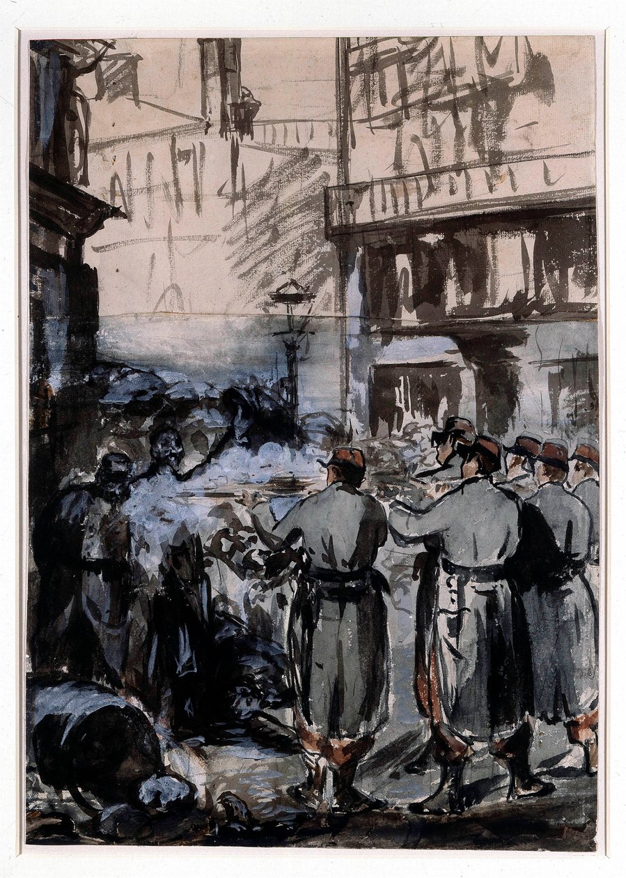 La barricada de Édouard Manet