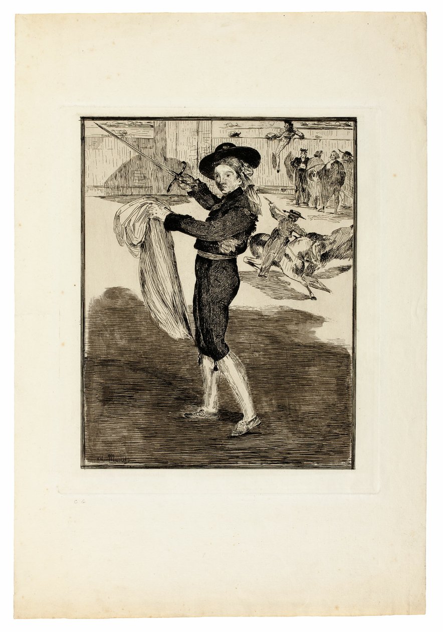 Victorine Meurent en el traje de un "Espada" de Édouard Manet