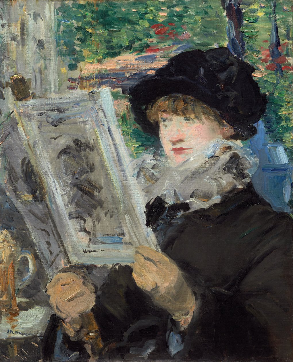 Mujer leyendo, 1880-81 de Édouard Manet