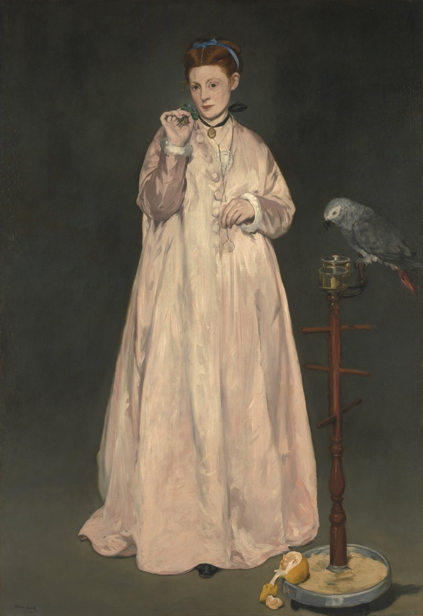 Joven dama en 1866 de Édouard Manet