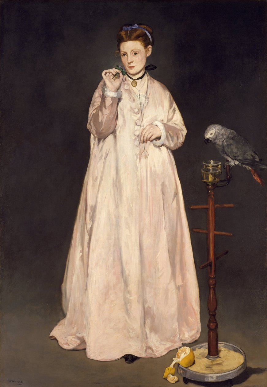 Joven dama en 1866, 1866 de Édouard Manet