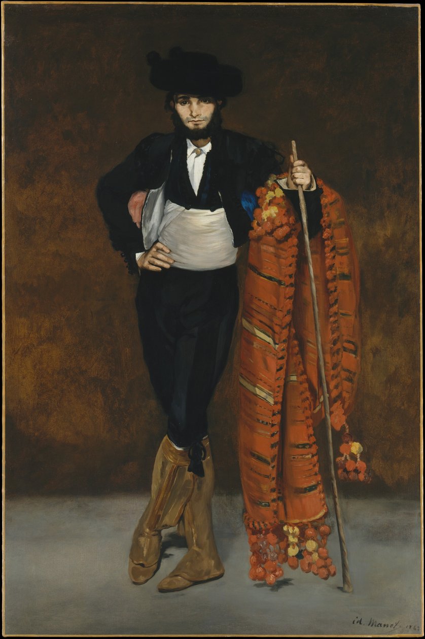 Joven vestido con el traje típico de un «majo» de Édouard Manet