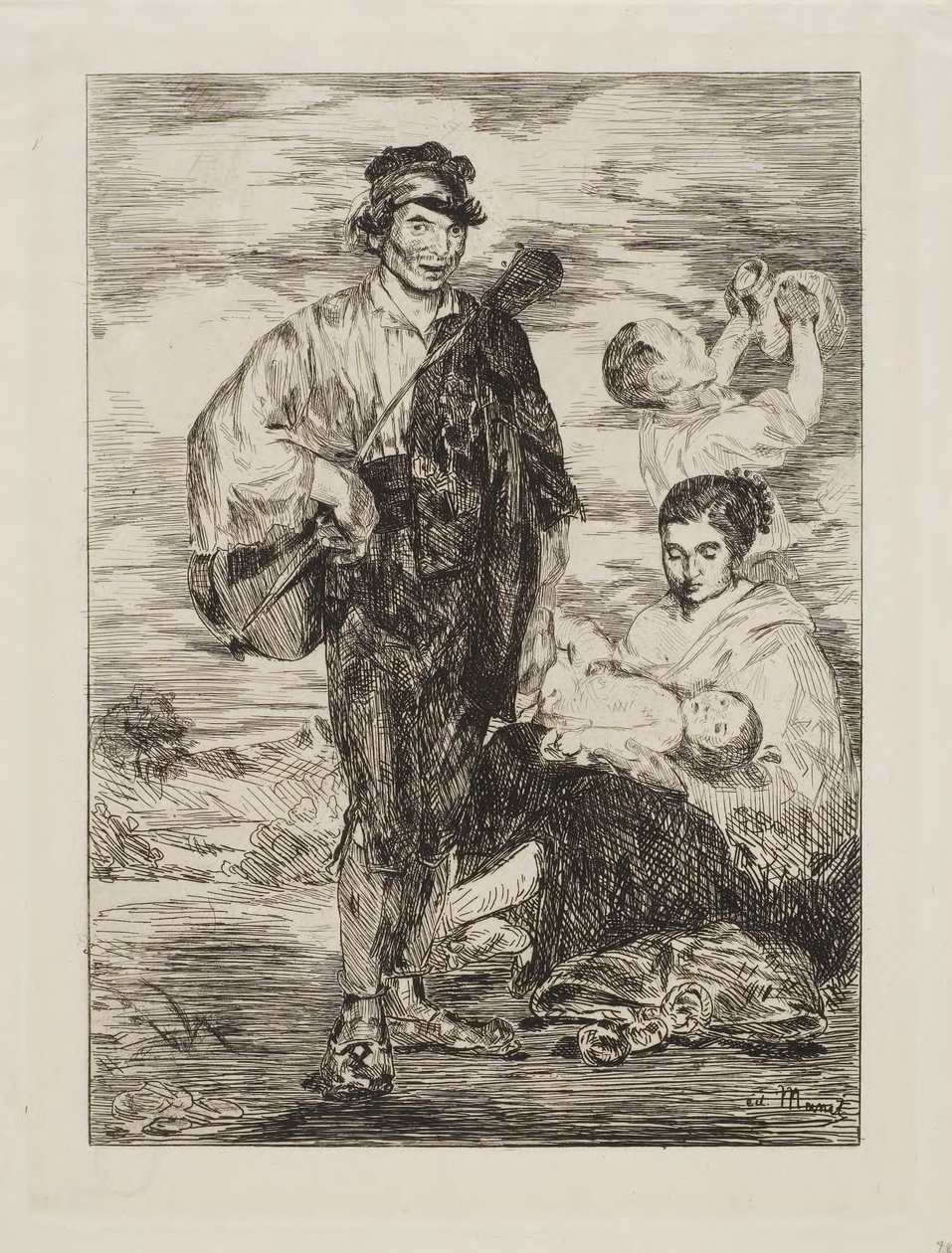 Los gitanos de Édouard Manet