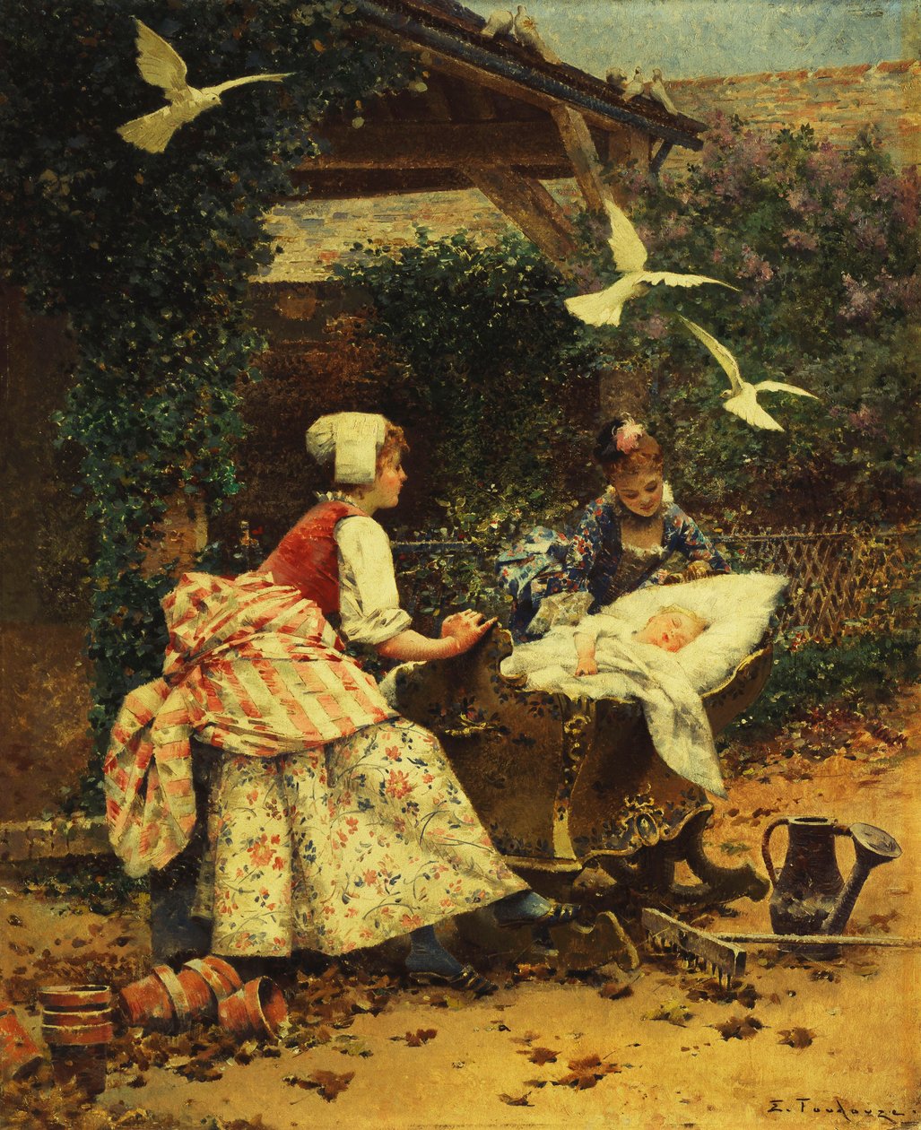 Sueño pacífico de Edouard Toudouze