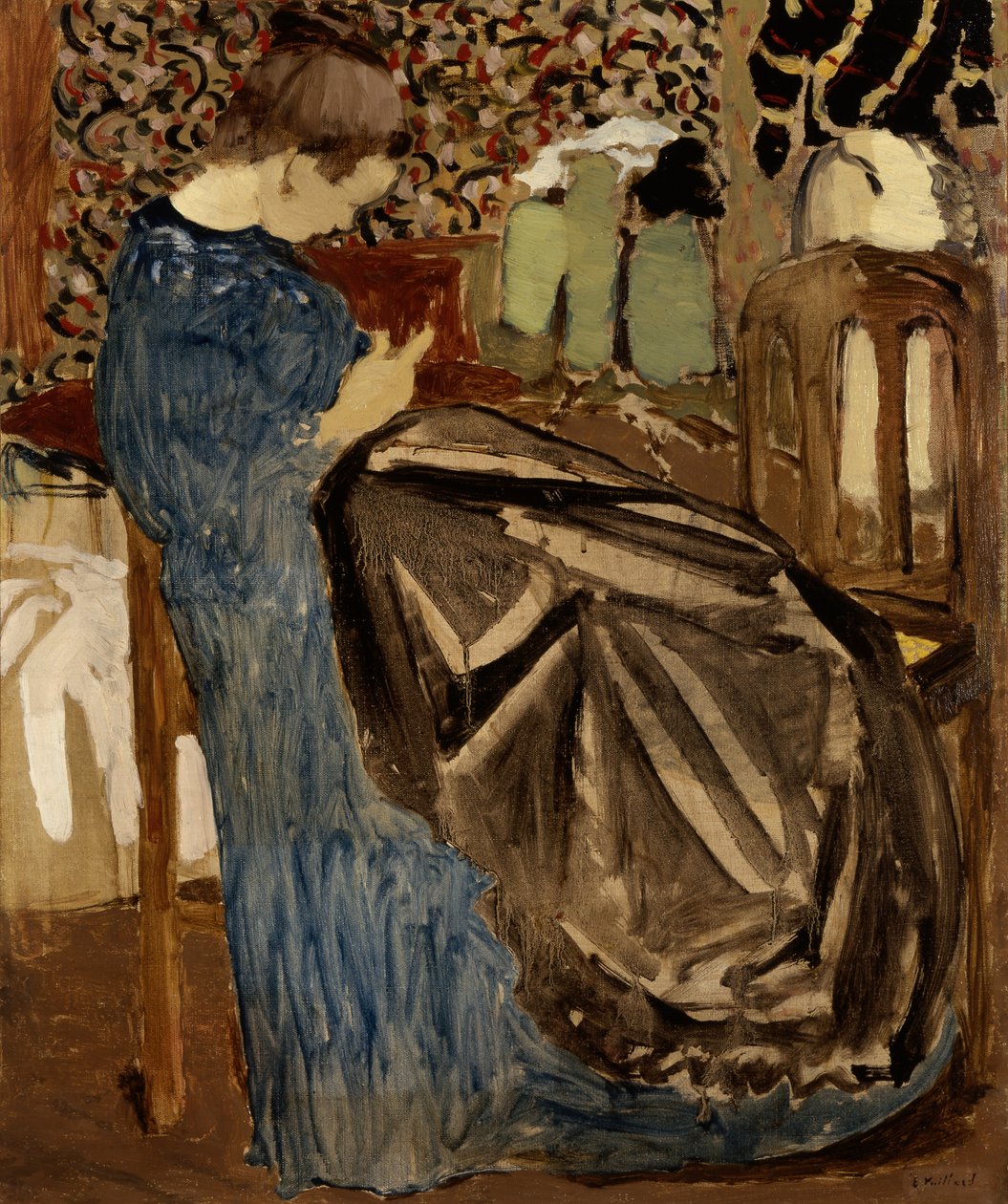Una costurera de Edouard Vuillard