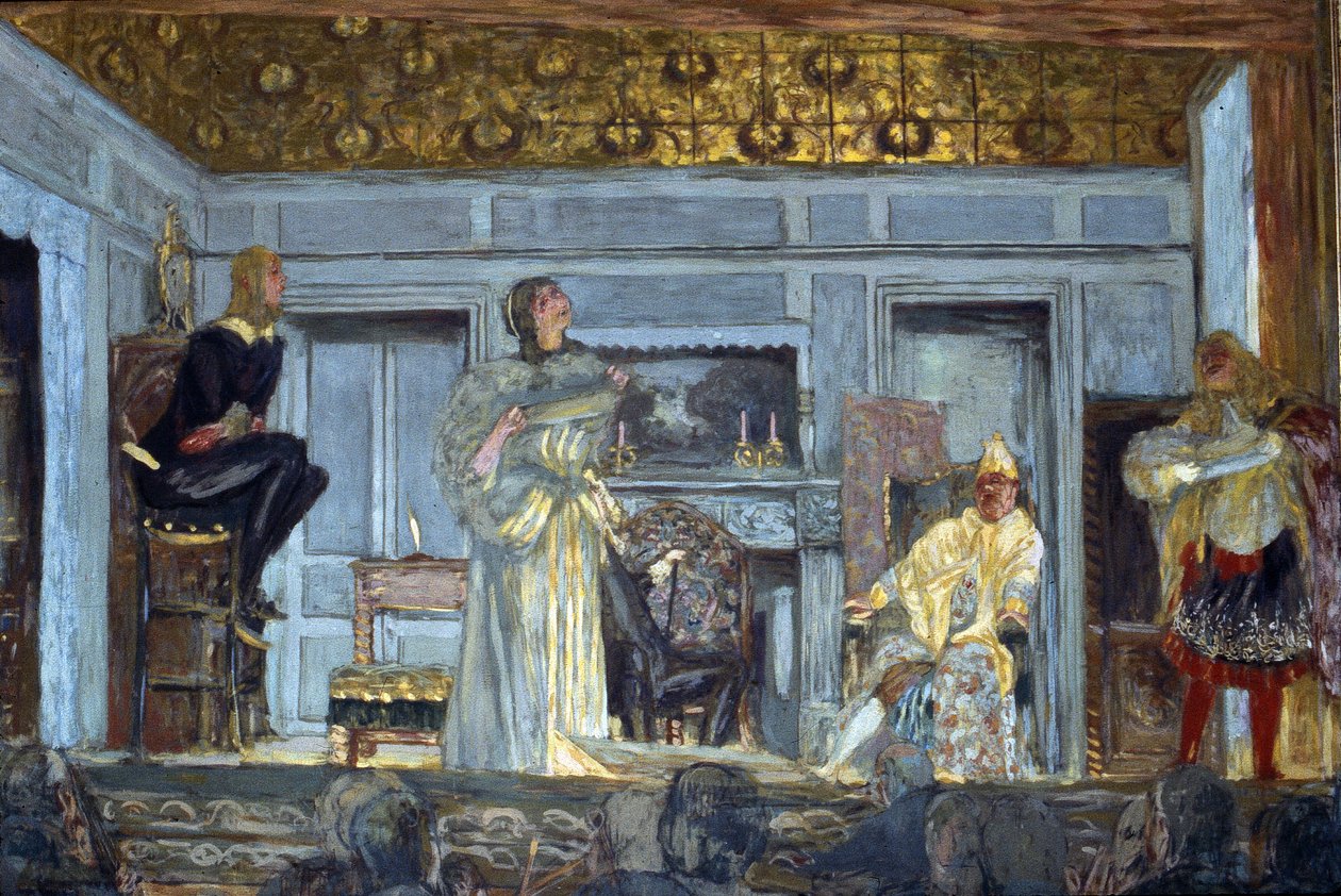 Decorados del enfermo imaginario de Molière de Edouard Vuillard
