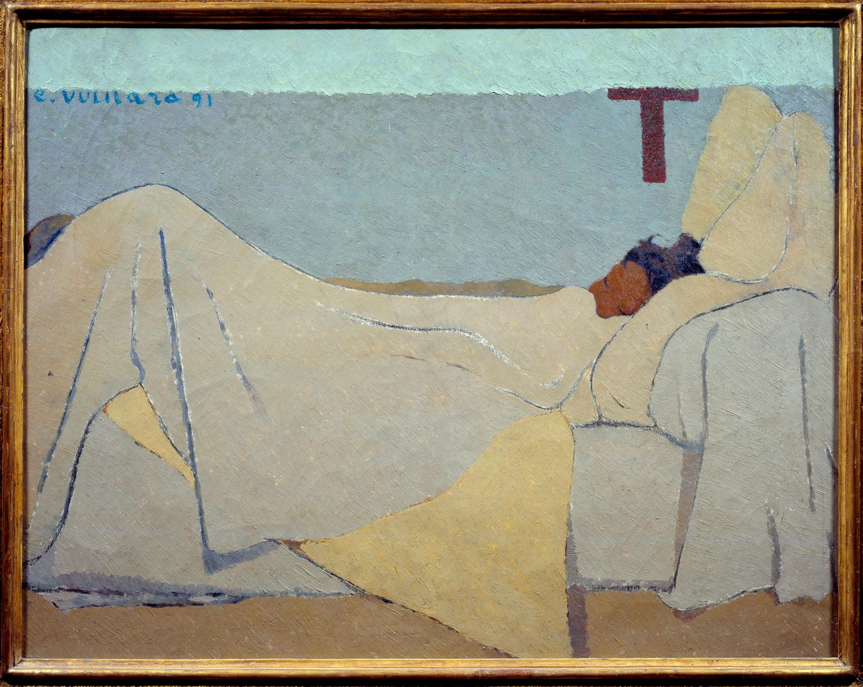 En la cama de Edouard Vuillard