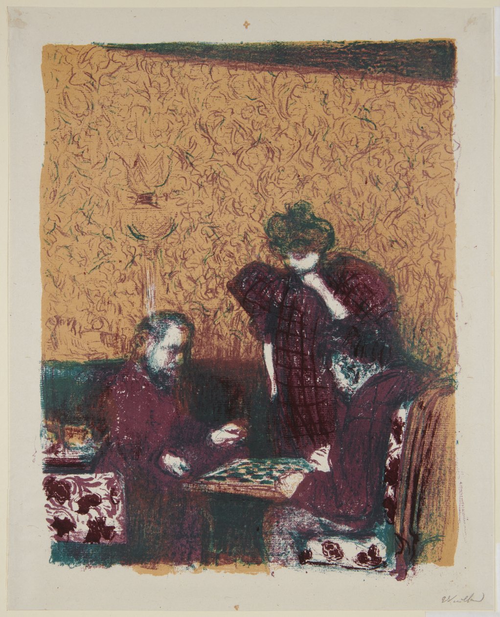 Landschaften und Innenräume: Das Dame-Spiel de Edouard Vuillard