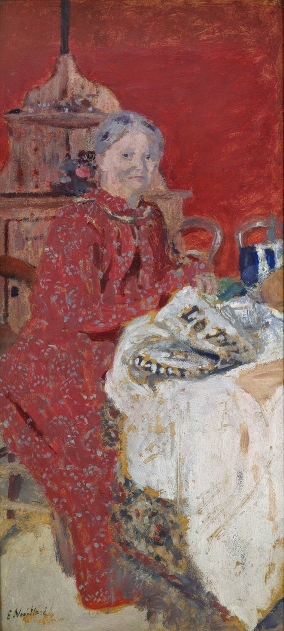 Le Déjeuner, 1890s de Edouard Vuillard