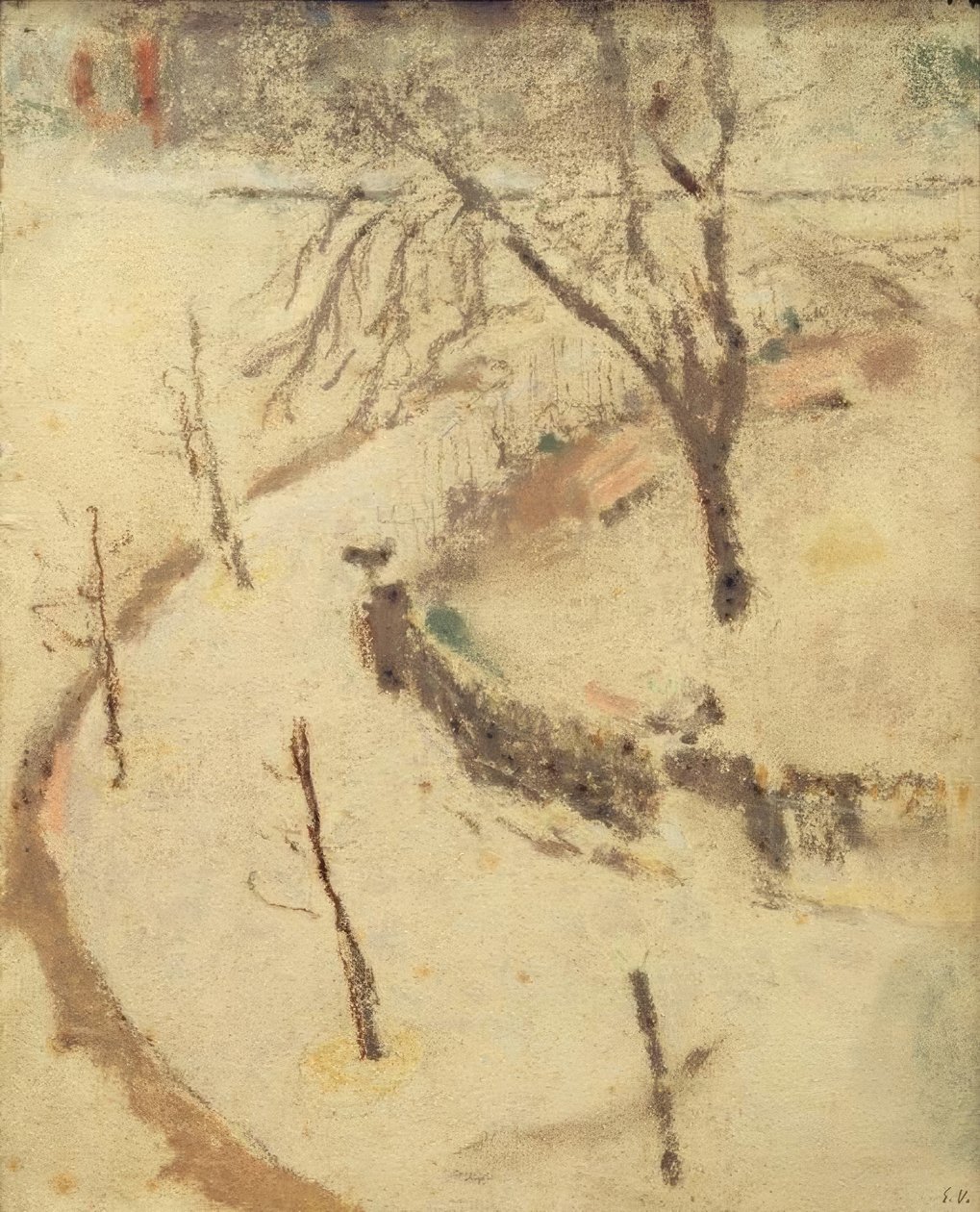 El invierno en la plaza Berlioz de Edouard Vuillard