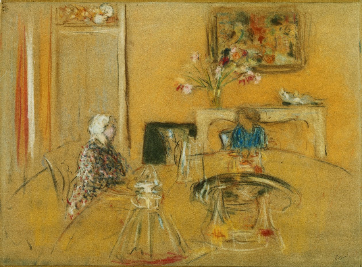 Almuerzo en el Castillo de Clayes de Edouard Vuillard