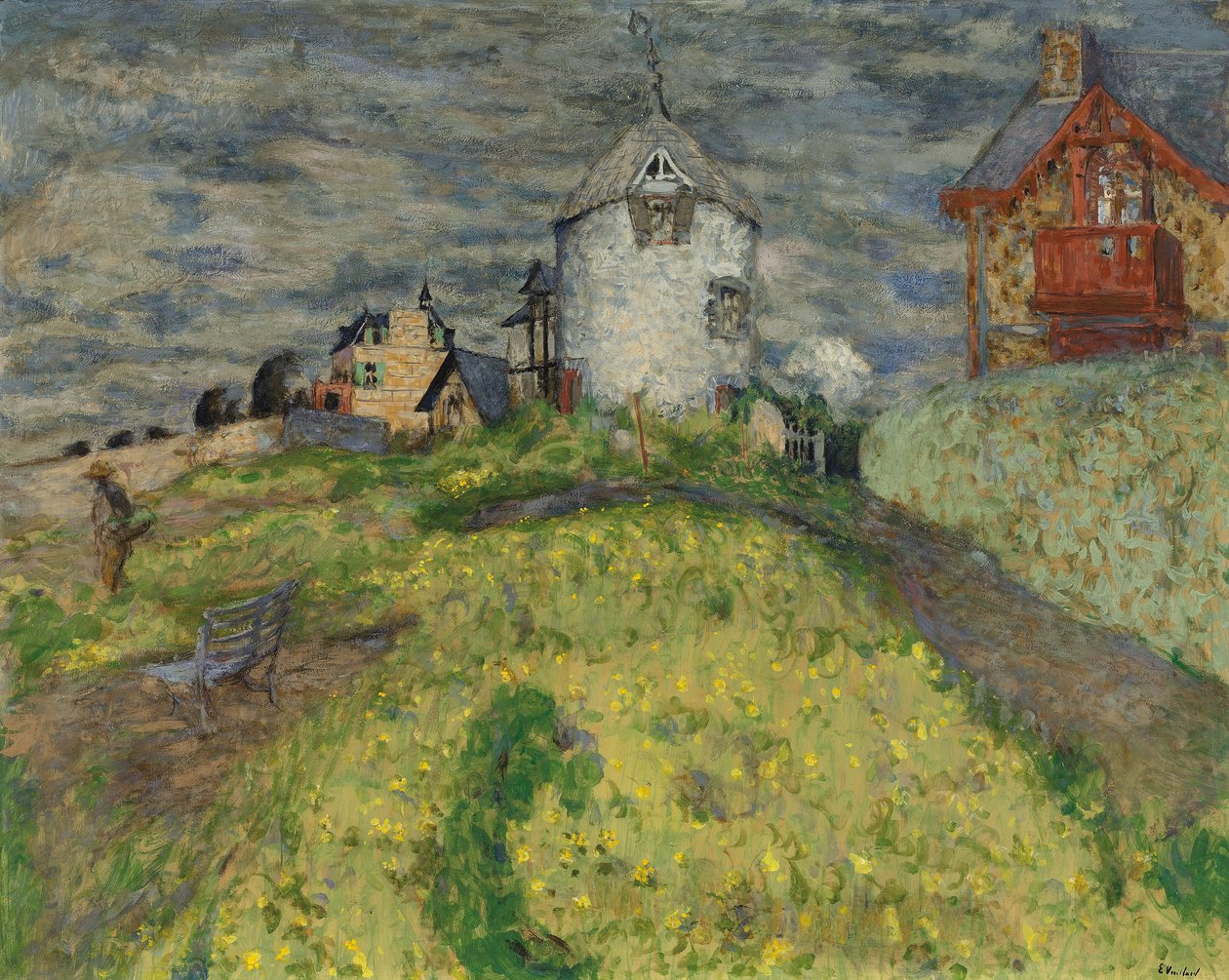 Molino en Saint-Jacut o Villas en el campo de Edouard Vuillard