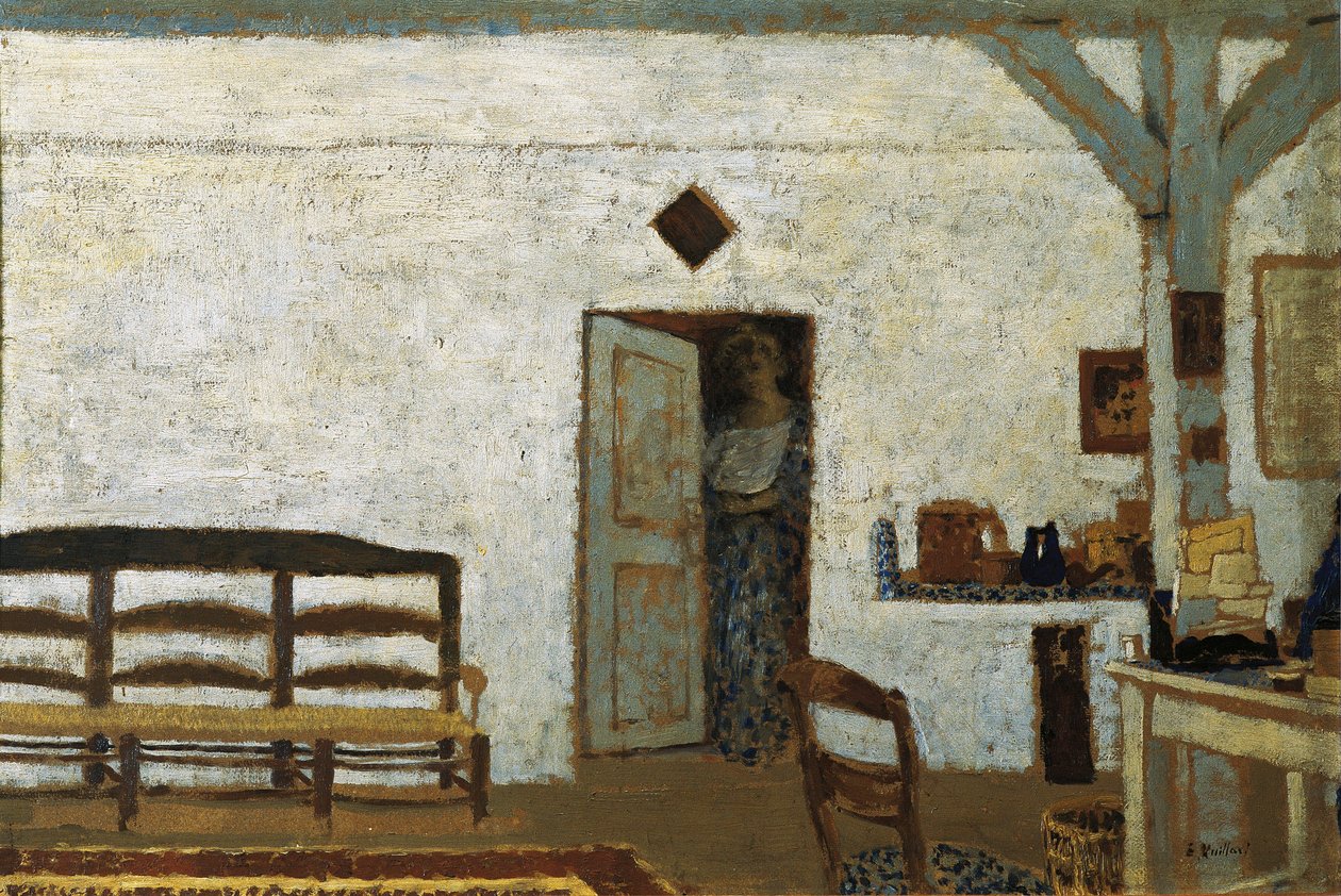 Misia en Villeneuve-sur-Yonne de Edouard Vuillard