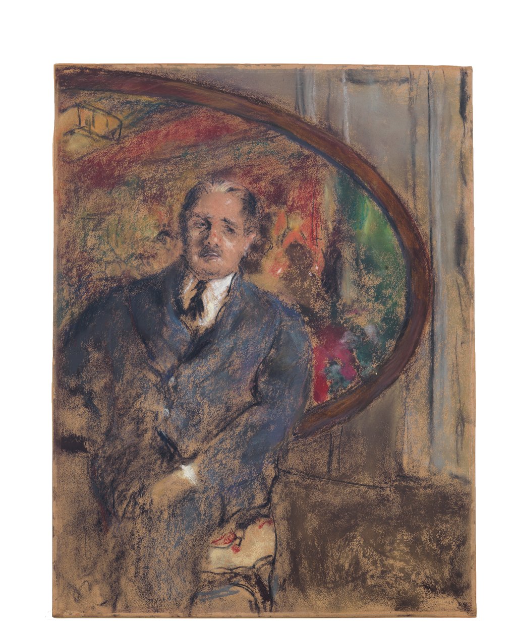 Monsieur Bénard frente a "Le Grand Teddy", 1931 de Edouard Vuillard