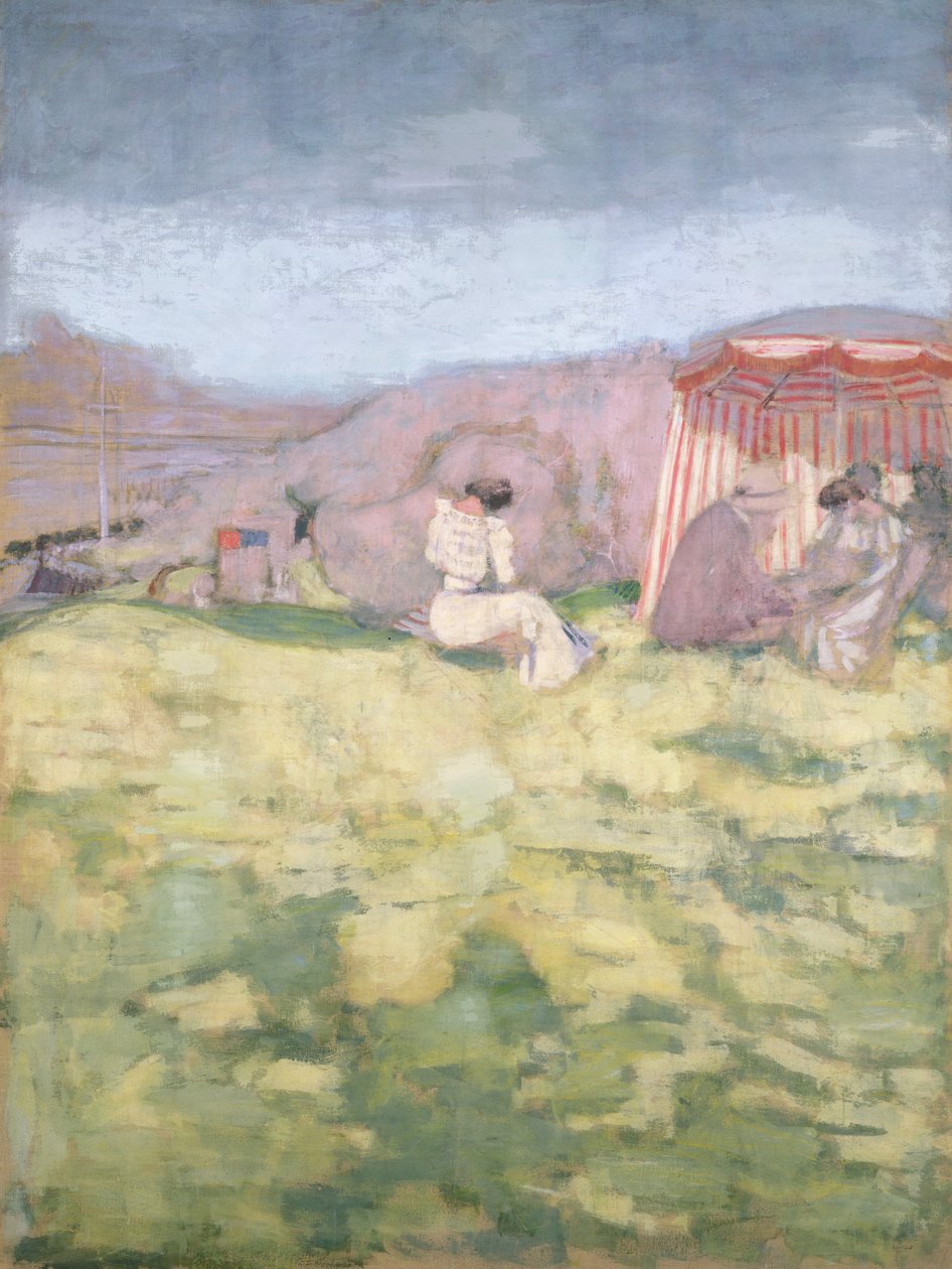 En la playa de Edouard Vuillard