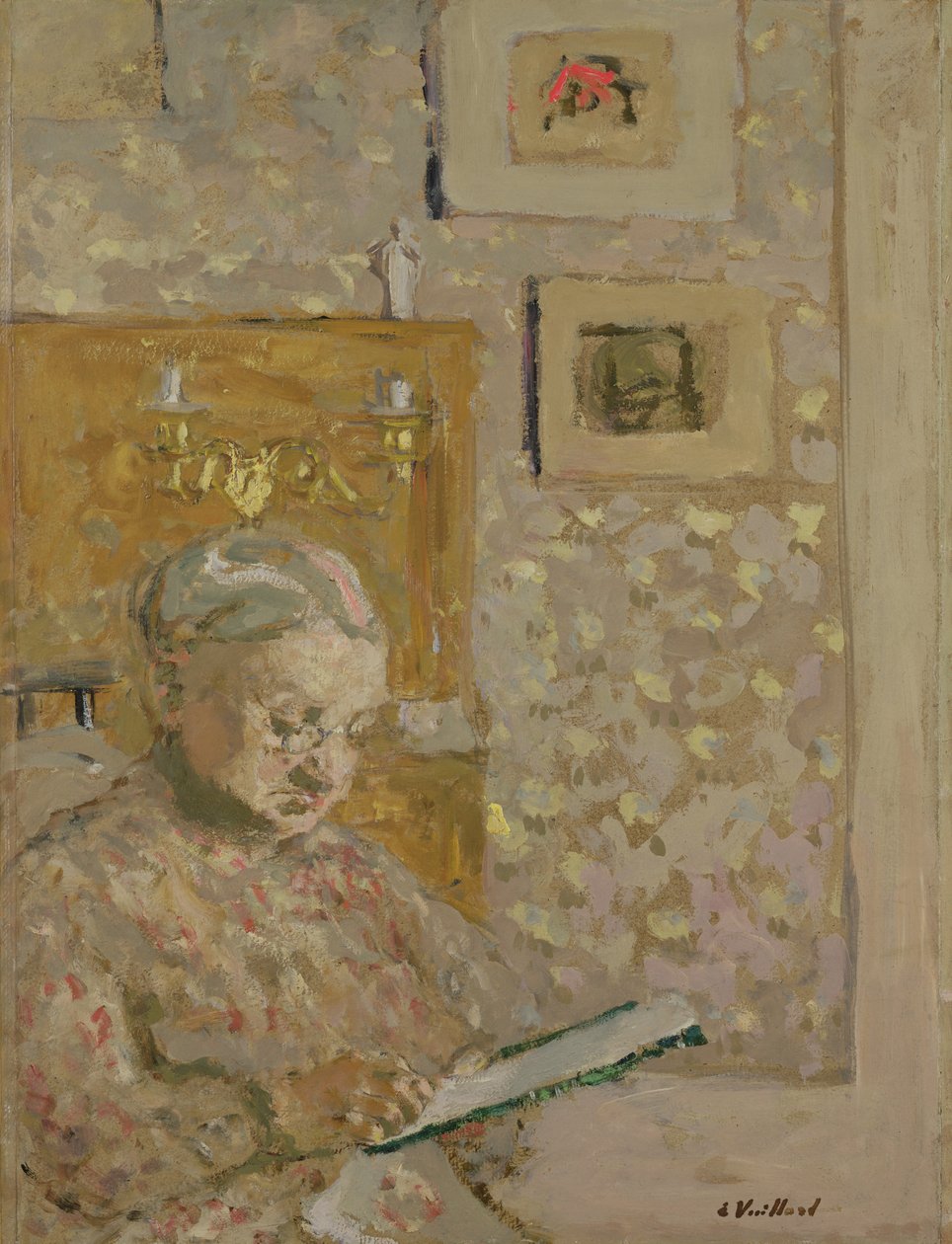Retrato de Madame Vuillard, la madre del artista, c.1910 de Edouard Vuillard