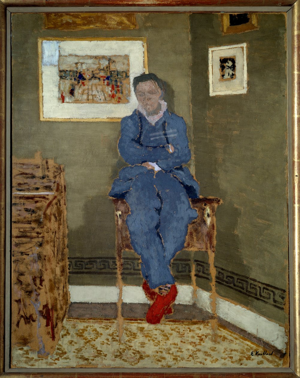 Retrato del pintor Félix Vallotton (1865-1925) de Edouard Vuillard