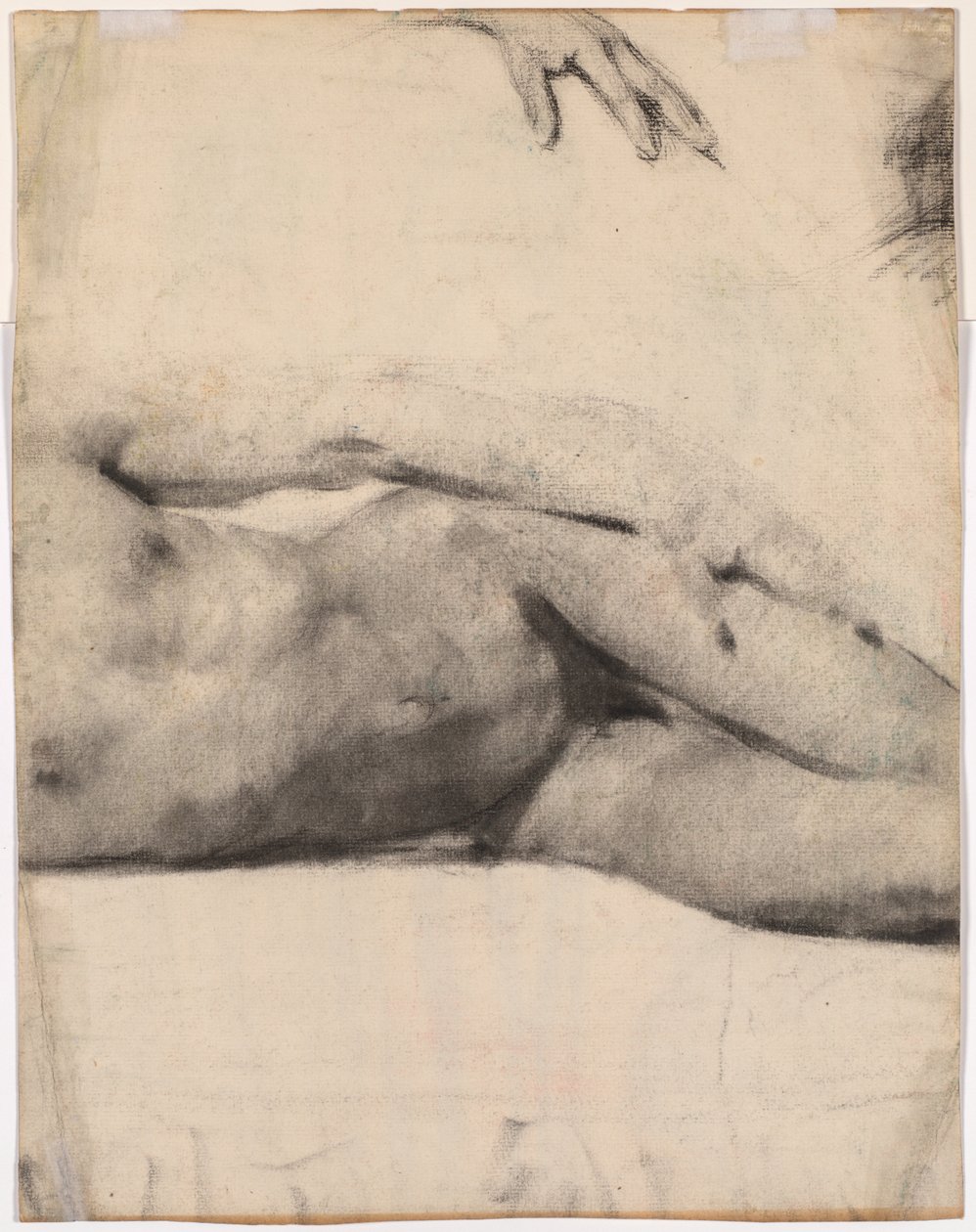Desnudo masculino reclinado (verso) de Edouard Vuillard