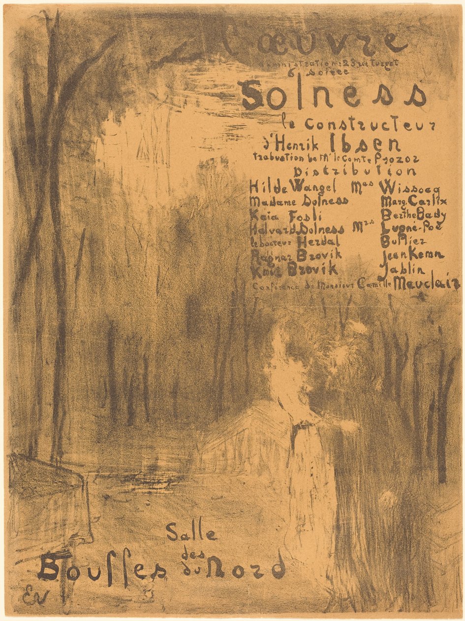 Solness der Baumeister de Edouard Vuillard