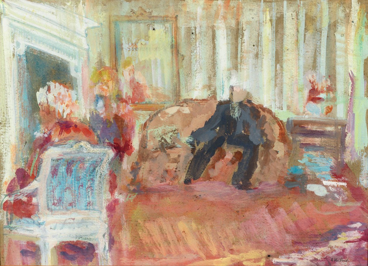 Die Wohnung der Hessels, Rue de Rivoli, Paris de Edouard Vuillard