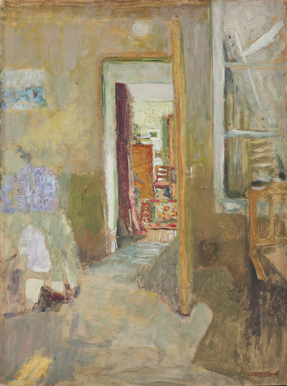 La puerta abierta, c. 1902-1903 de Edouard Vuillard