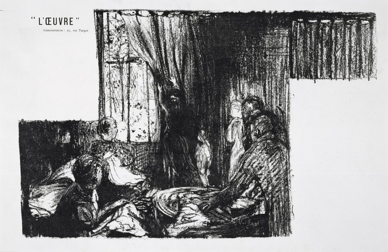 Los pilares de la sociedad, 1896 de Edouard Vuillard