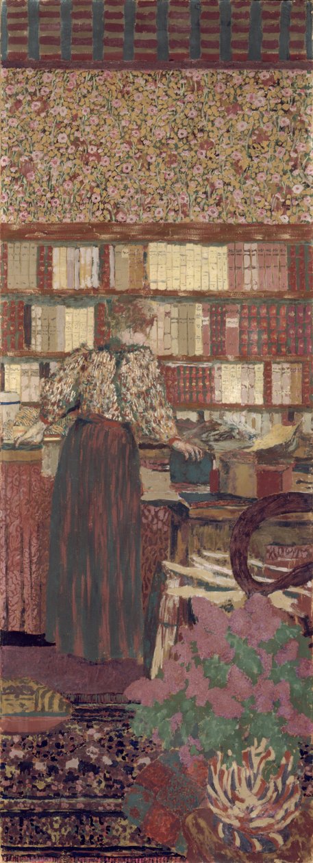 La privacidad. Decoración para la biblioteca del Dr. Vaquez de Edouard Vuillard
