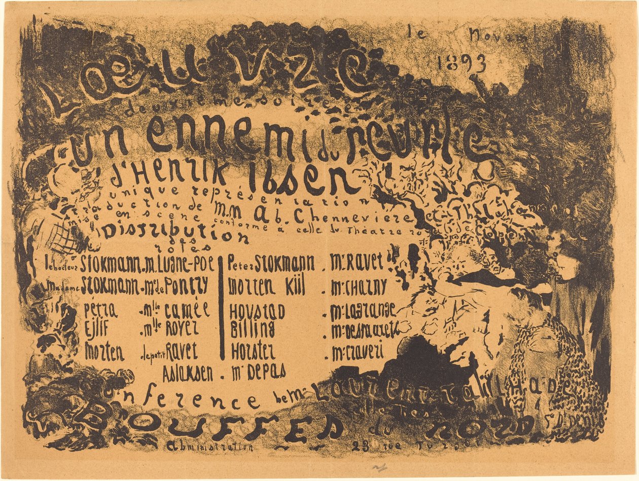 Un Enemigo del Pueblo de Edouard Vuillard
