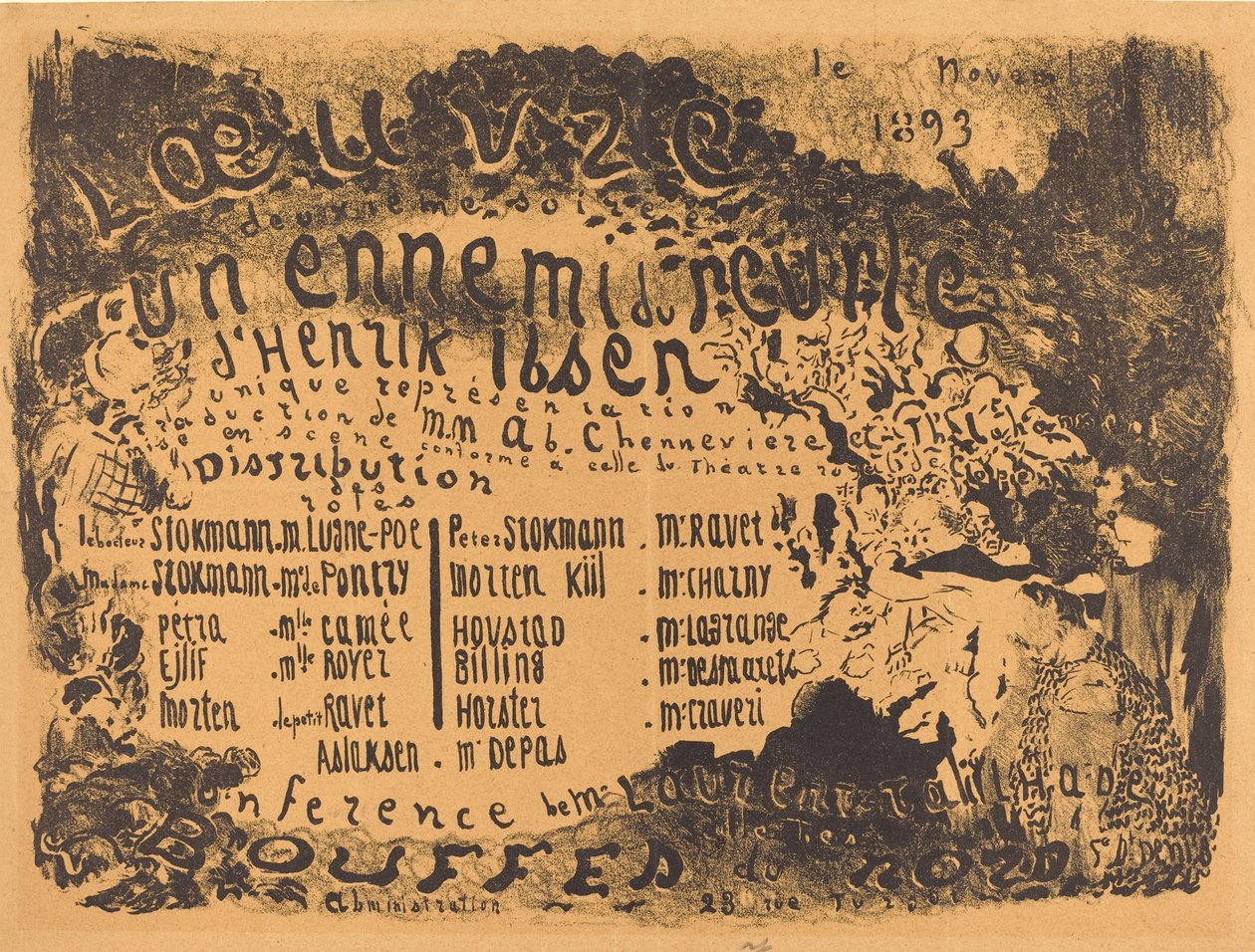 Un enemigo del pueblo de Edouard Vuillard
