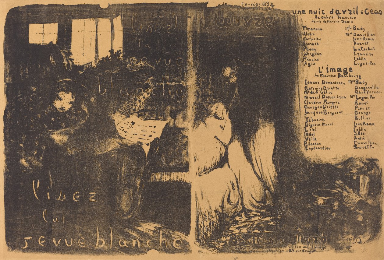 Una noche de abril en Ceos; La imagen de Edouard Vuillard