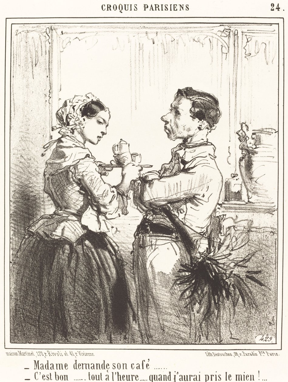 Madame pide su café de Edouard de Beaumont