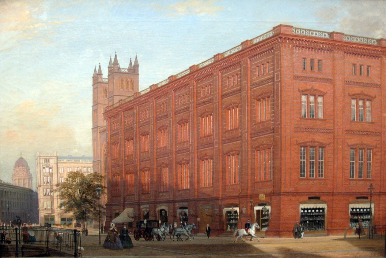 La Bauakademie en Berlín de Eduard Gaertner