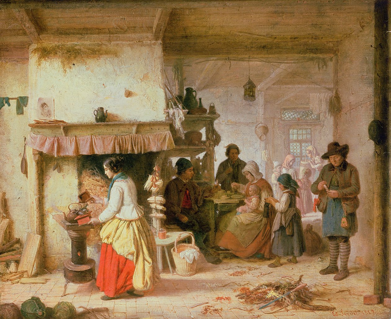 Hora del café de Eduard Gustav Seydel