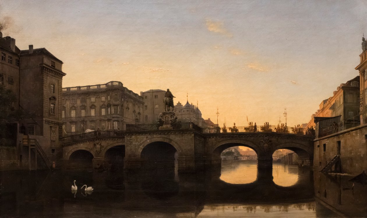 El Puente Largo de Berlín de Eduard Gaertner
