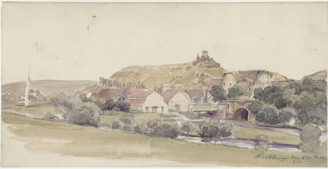 Colinas calizas en la Marca cerca de Rüdersdorf de Eduard Gaertner