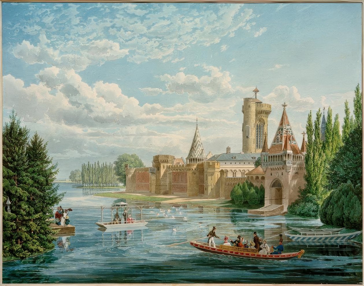 Franzensburg (construido 1801-1836 bajo el emperador Francisco I) de Eduard Gurk