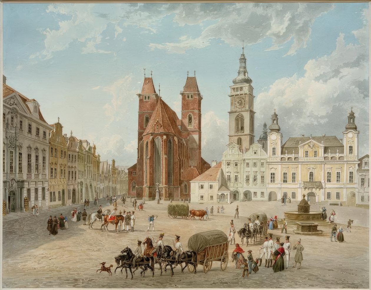 Königgrätz / Hradec Králové (Nordeste de Bohemia, Chequia) de Eduard Gurk
