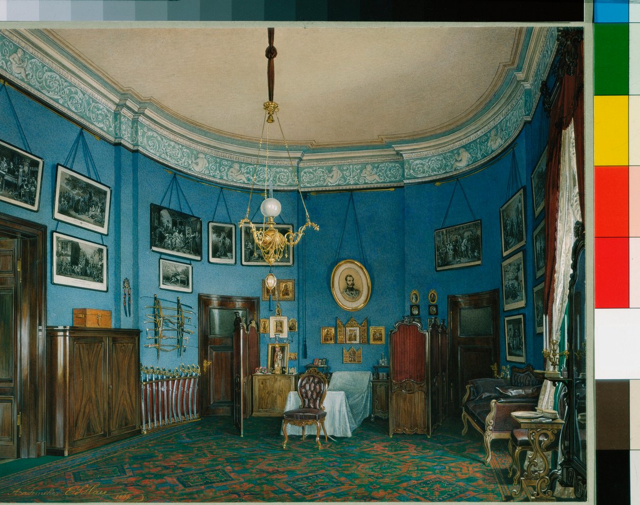 Interiores del Palacio de Invierno (Palais d