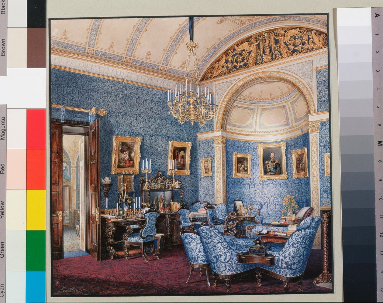 Interiores del Palacio de Invierno (Palais d