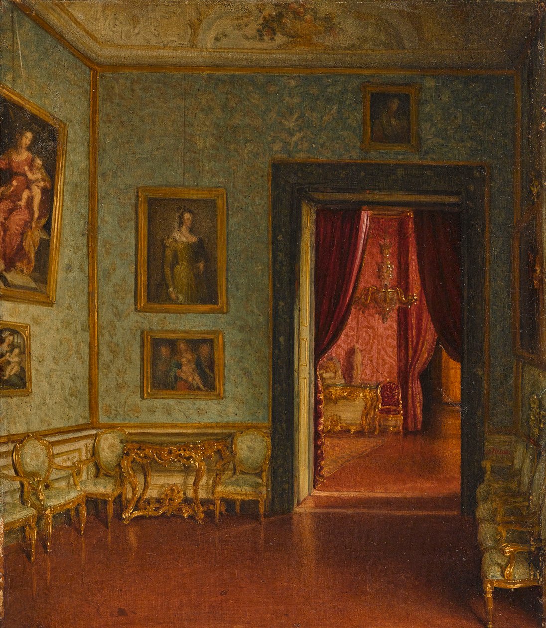 Palazzo Colonna. Vista a la Sala del Trono de Eduard Heuss