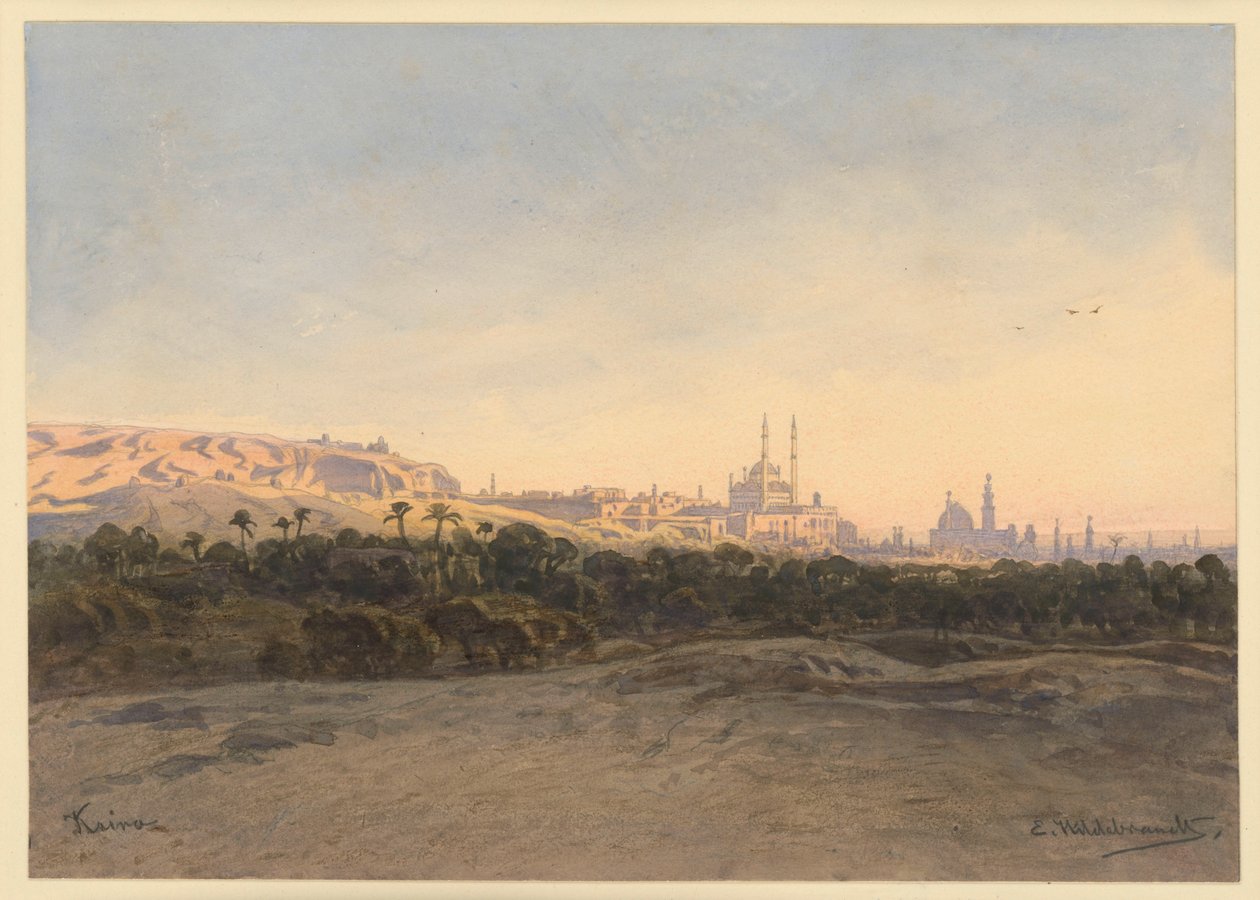 Vista de El Cairo de Eduard Hildebrandt