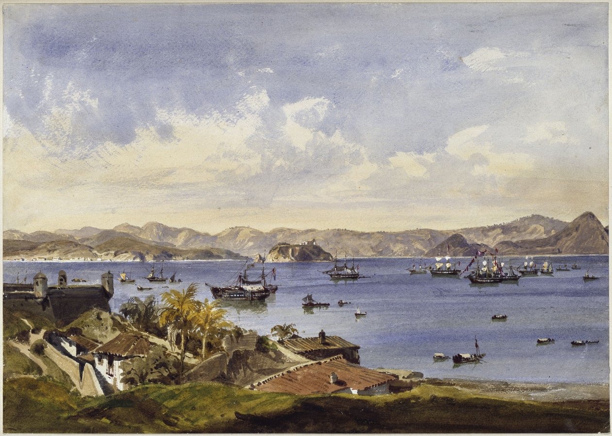 Bahía de Río de Janeiro de Eduard Hildebrandt