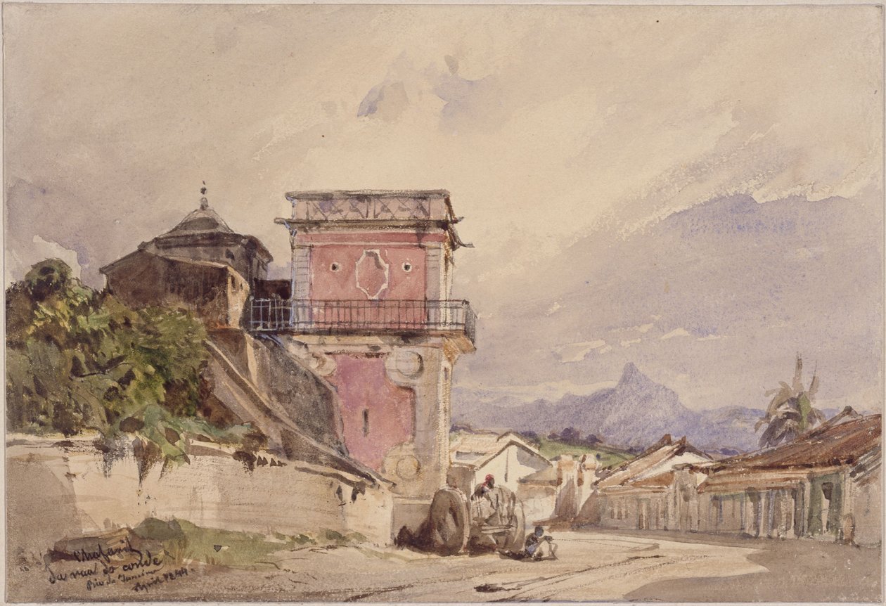 Fuente de la calle do Conde. Río de Janeiro de Eduard Hildebrandt